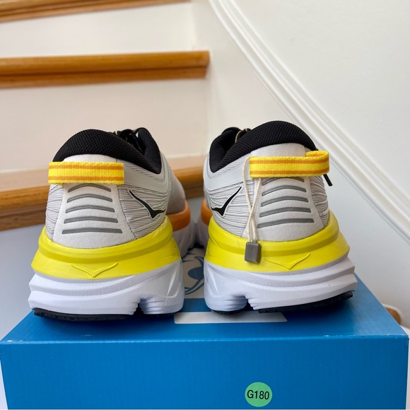 NWT Hoka Bondi 7 brand NEW in box Hoka One One Running shoes - Nimbus Cloud Grey - Picture 9 of 16
